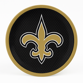New Orleans Saints 9" Round Paper Plates